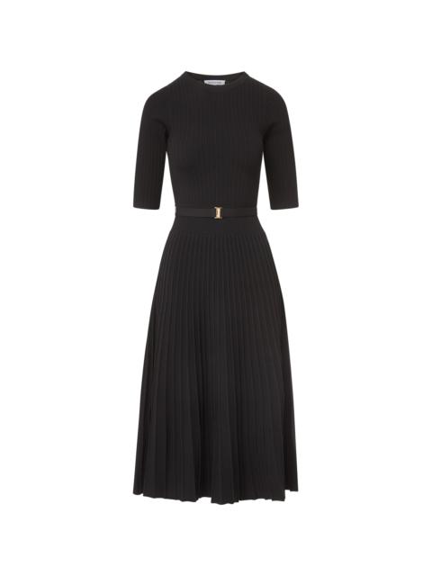 ELTHEA BELTED MIDI DRESS