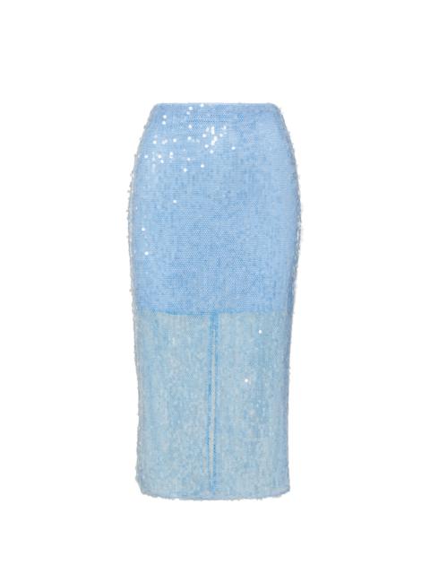 ALLORA SEQUIN MIDI SKIRT