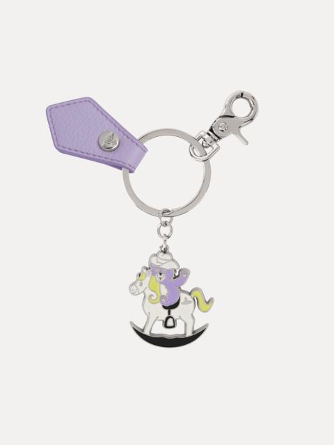 ROCKING HORSE TEDDY KEYRING