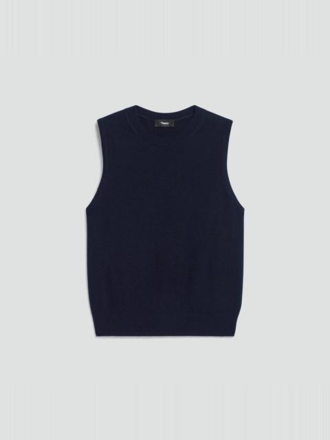 Crewneck Shell Top in Cashmere