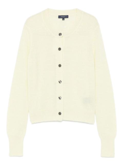 Griffith button-front wool cardigan