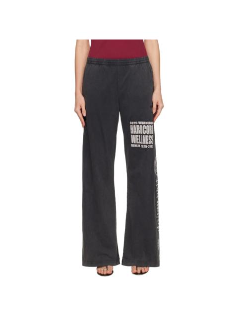 Gray "Hardcore Wellness" Lounge Pants