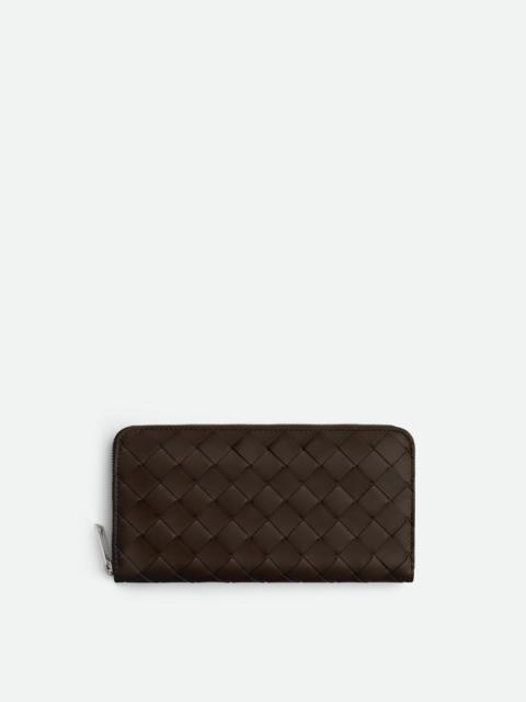 Intrecciato Zip Around Wallet