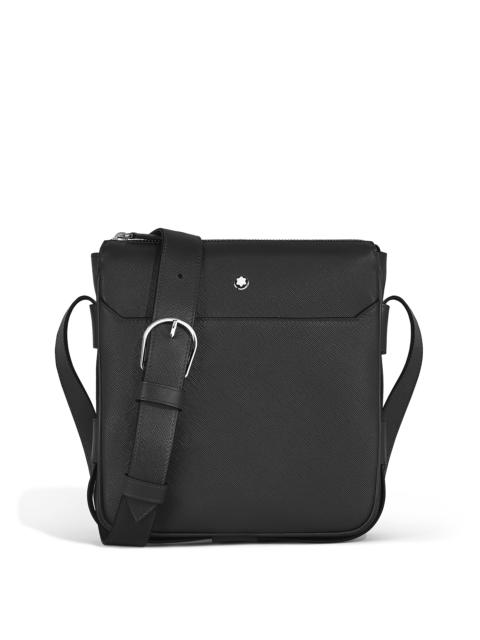 VERTICAL BELT MESSENGER BAG IN SARTORIAL LEATHER