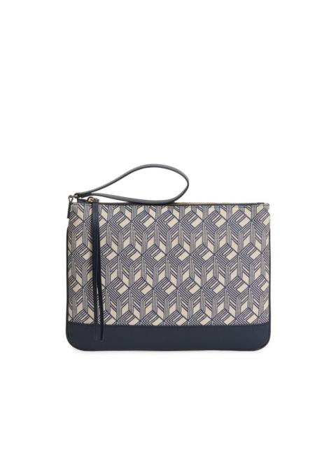 geometric-pattern mini bag