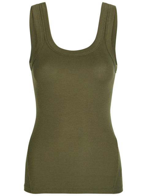 Rag & Bone Scoop-neck Ribbed Stretch-cotton Tank