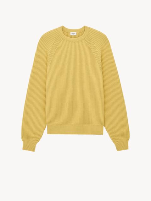CREWNECK SWEATER IN FISHERMAN'S RIB COTTON