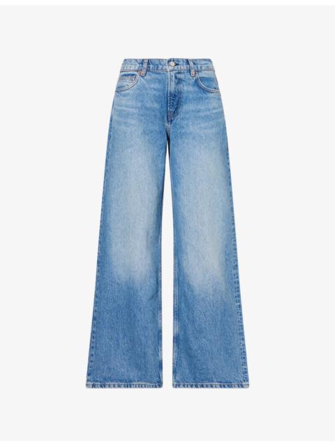 Cary Low-Rise Slouchy Wide-Leg Denim Jeans