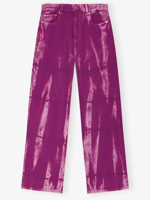PURPLE OVERDYED HEAVY DENIM MARRI