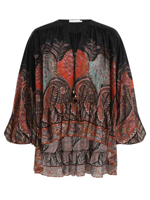 RHIANNON RUFFLE BILLOW BLOUSE