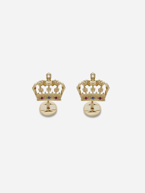 Crown cufflinks