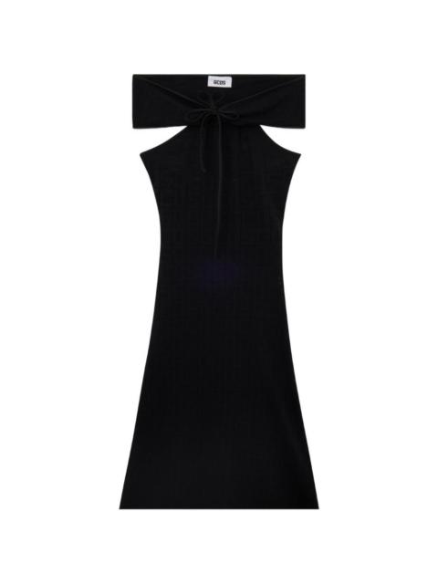 cut-out-design maxi dress