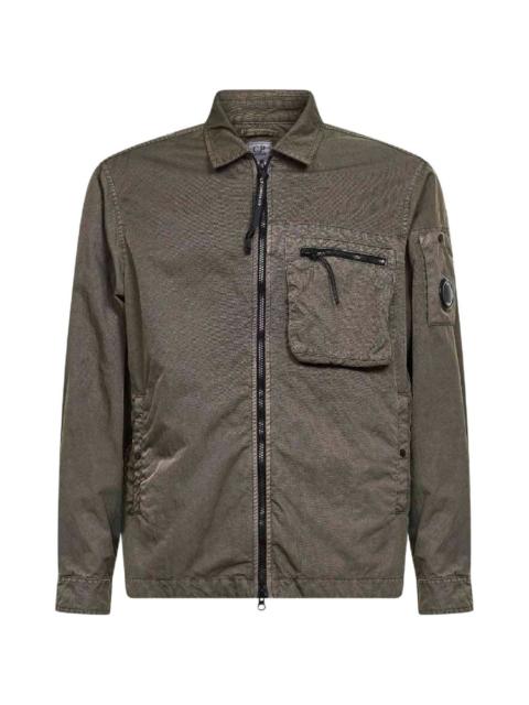 Panama-R ziped chest-pocket jacket