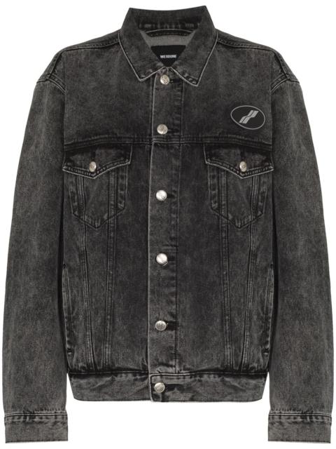 logo patch denim jacket