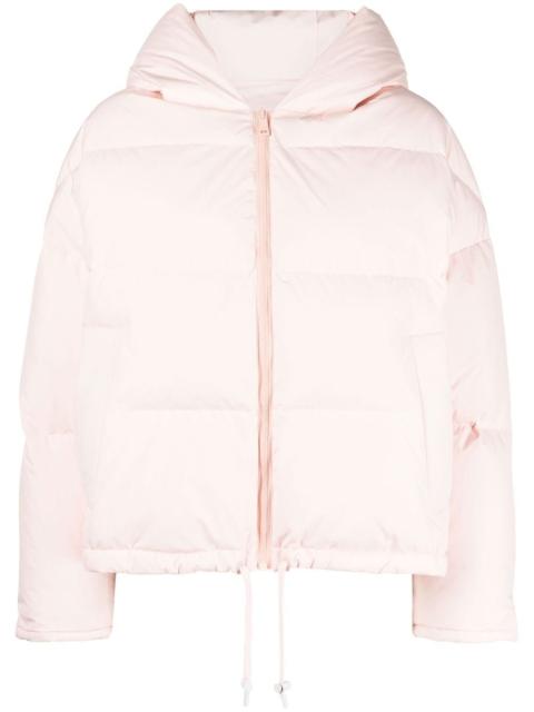 drawstring-hem puffer jacket