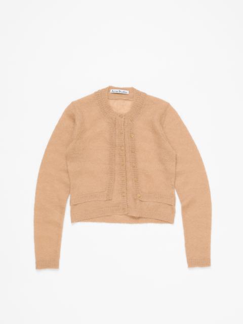 Layered mohair cardigan - Beige