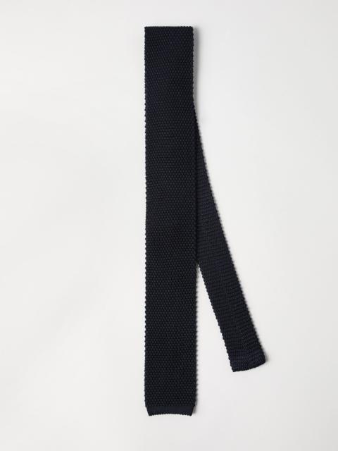 Silk knit tie