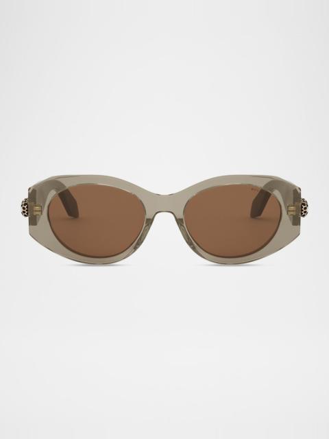 Serpenti Oval Sunglasses