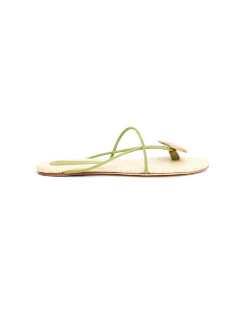 Doma Stoned Leather Sandals green