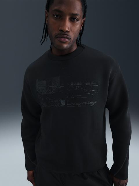 Nike Tech Men's Fleece Crew with Reflective Accents