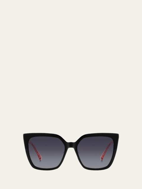 marlowe acetate square sunglasses