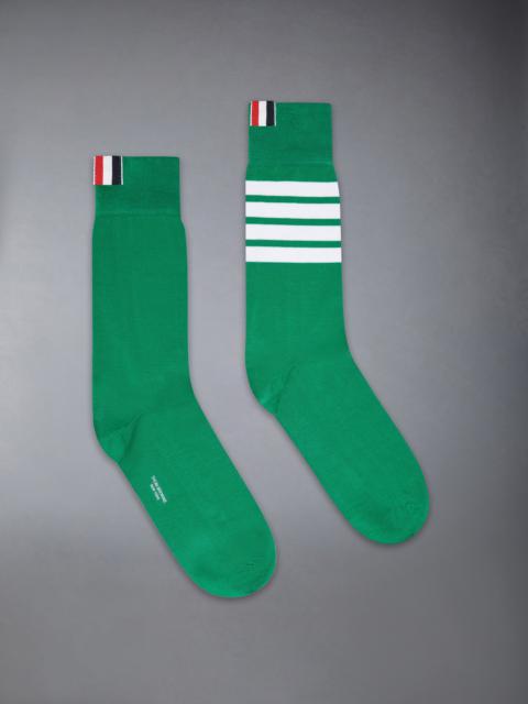 COTTON 4-BAR MID CALF SOCK