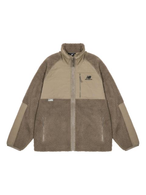 New Balance Lifestyle Cotton Warm Coat 'Brown Beige' AMJ23326-DRI