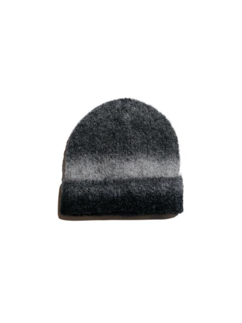Gradient Alpaca Beanie Charcoal Melange