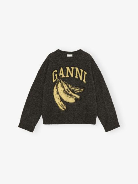 BLACK BANANA GRAPHIC SWEATER