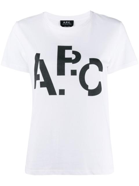 logo print T-shirt