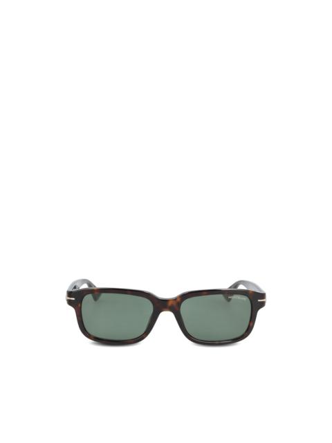 Nib rectangle-frame sunglasses