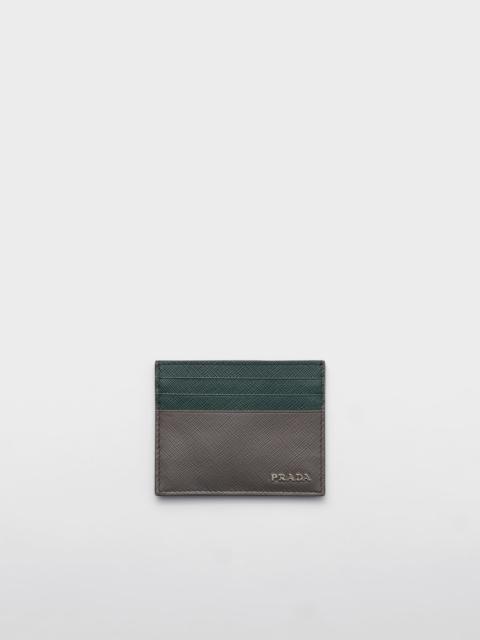 Saffiano leather card holder