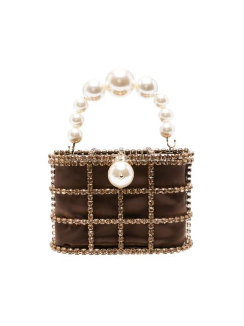 mini Holli crystal-embellished bucket bag