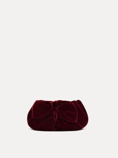 MINI VELVET BOW CLUTCH