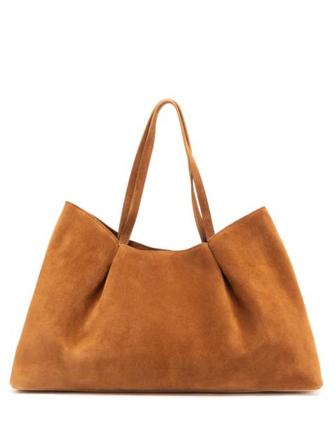 Dimple Tote Suede Cognac