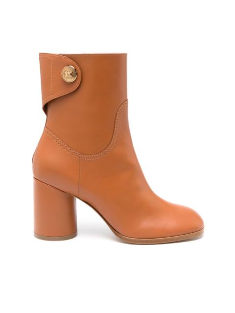Cleo 80mm leather boots