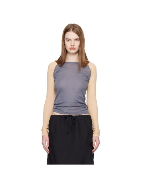 Blue & Yellow Gene Long Sleeve T-shirt