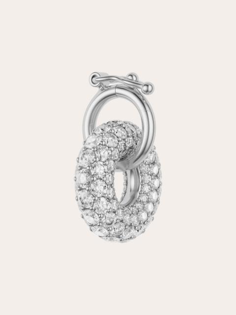 Mini Nebula18K Gold Diamond Pavé Pendant