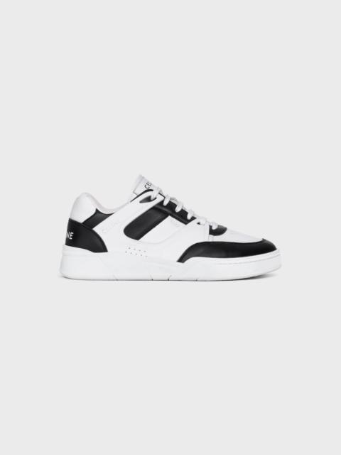 CELINE TRAINER CR-07 LOW LACE-UP SNEAKER in CALFSKIN
