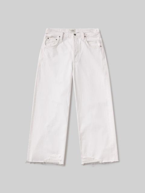 Ayla Raw Hem Crop
In Harlow