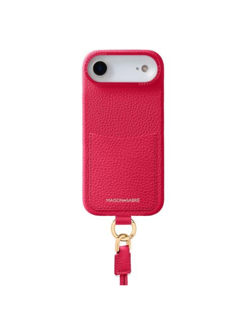 The Sling leather iPhone 17 air case