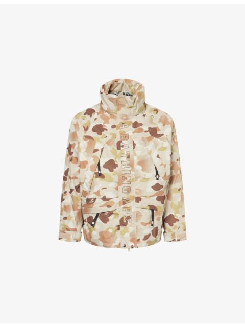 Gradation 2-In-1 Camouflage-Printed Shell Jacket