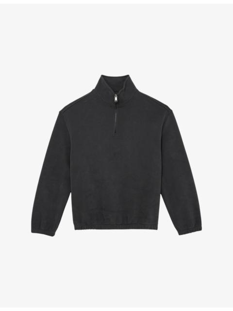 Quinn Half-Zip Cotton-Blend Sweatshirt