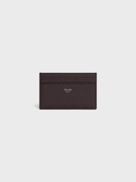 MEDIUM CARD HOLDER IN GRAINED CALFSKIN