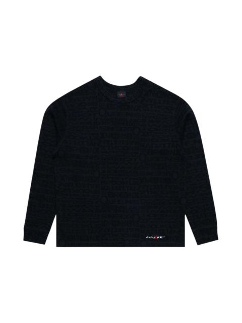Jordan x Awake NY Thermal Shirt Black/University Red