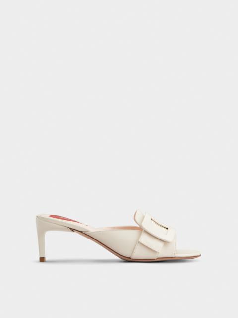 Viv' Canard Mules in leather