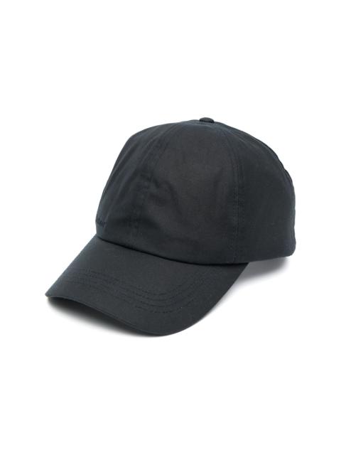 cotton logo-embroidered cap