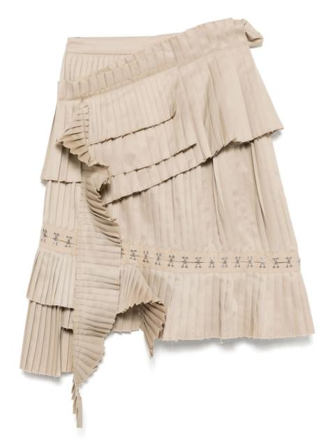 broken pleated shirt