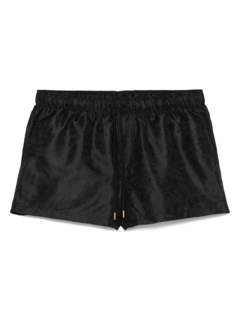 Barroco-jacquard swim shorts