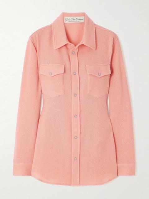 Cashmere shirt Blush